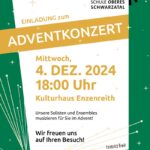 Einladung zum Adventkonzert Enzenreith 2024